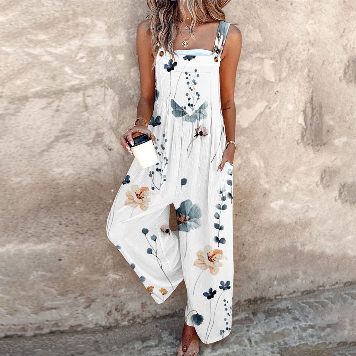 Emilie's Boutique ™ | Comfortable Printed Overalls
