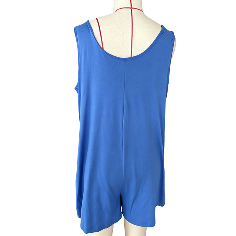 Emilie's Boutique β’ Loose sleeveless pocket jumpsuit