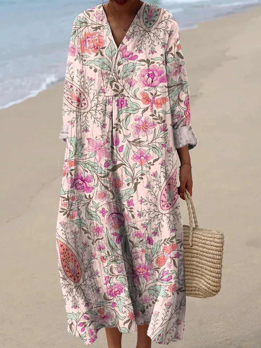 Emilie's Boutique ™ Vintage Floral Pattern Art Print Dress