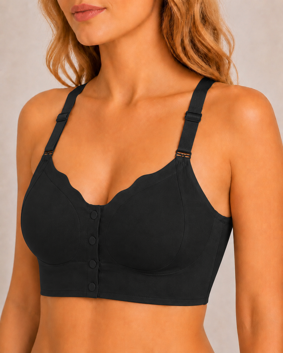 Emilie's Boutique ™ Seamless Front-closure Push-up Butterfly Back Bra