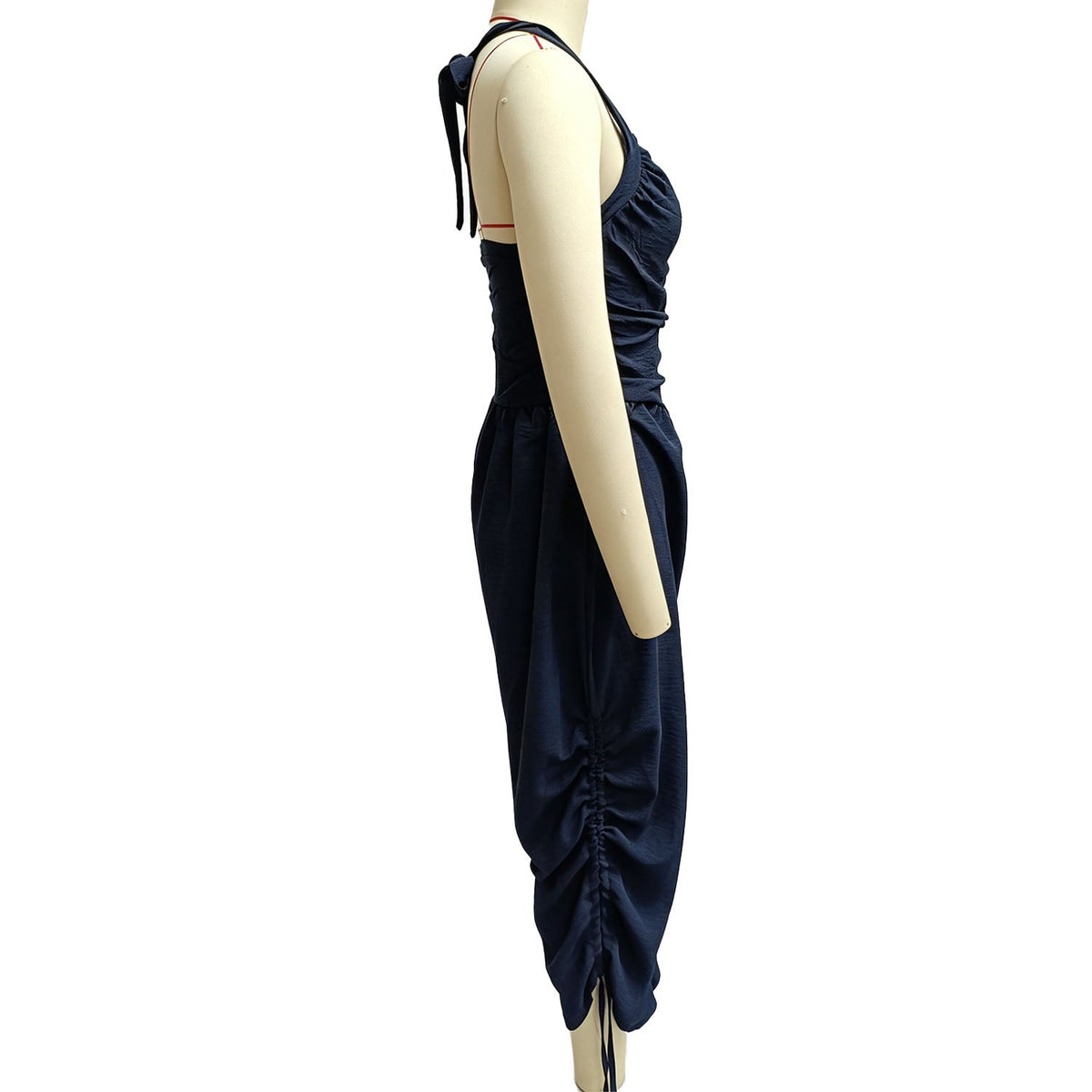 Emilie's Boutique ™ Square-neck back-tie loose harem jumpsuit
