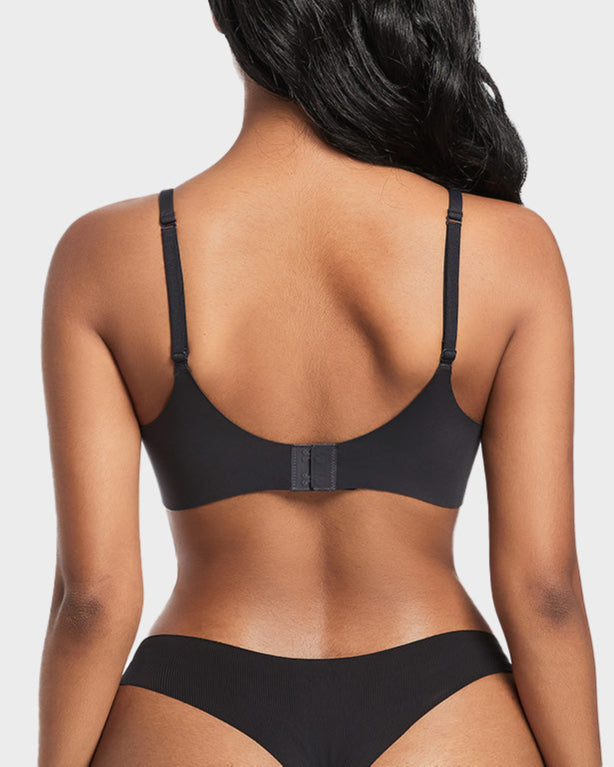 Emilie's Boutique ™ Nipple Push-Up Bra - Black
