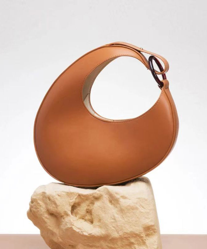 Emilie's Boutique ™ Brown Versatile Oval Large Capacity Shoulder Bag