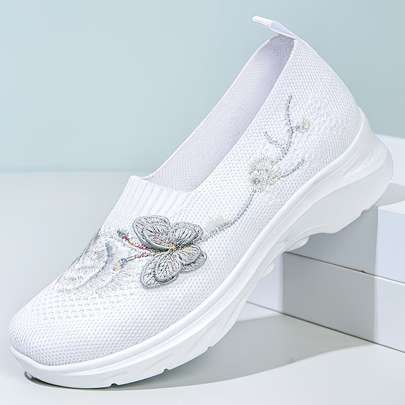 Emilie's Boutique ™ - Butterfly Embroidered Loafers