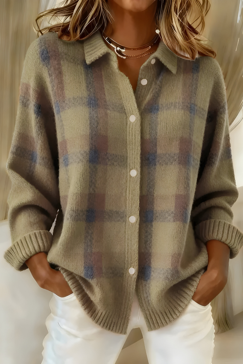Emilie's Boutique ™ Plaid Cardigan