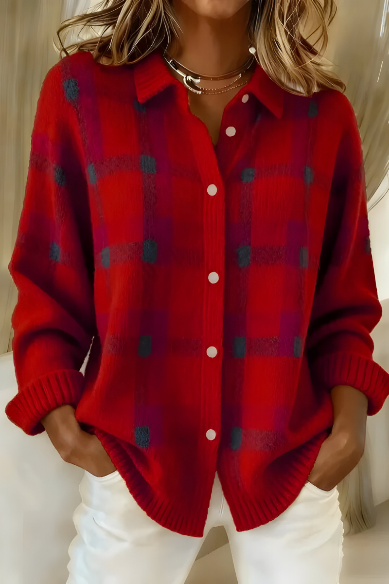 Emilie's Boutique ™ Plaid Cardigan