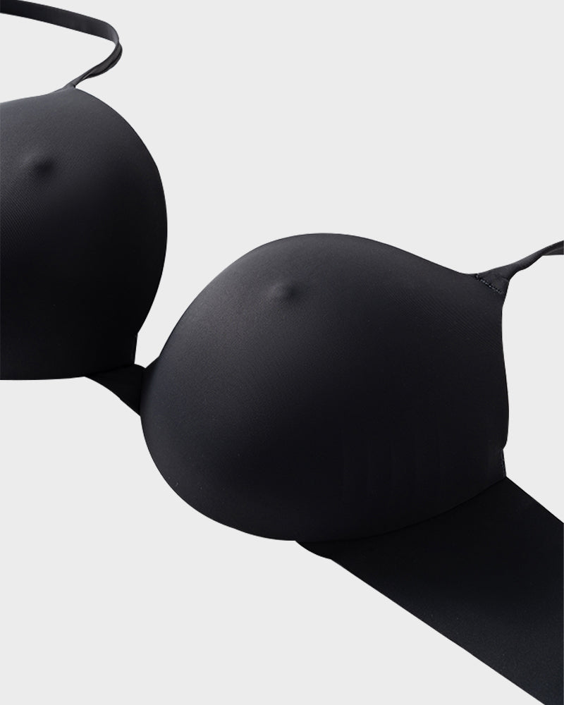 Emilie's Boutique ™ Nipple Push-Up Bra - Black