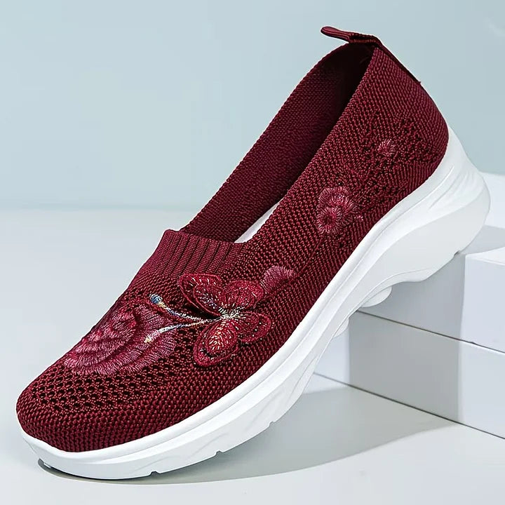 Emilie's Boutique ™ - Butterfly Embroidered Loafers