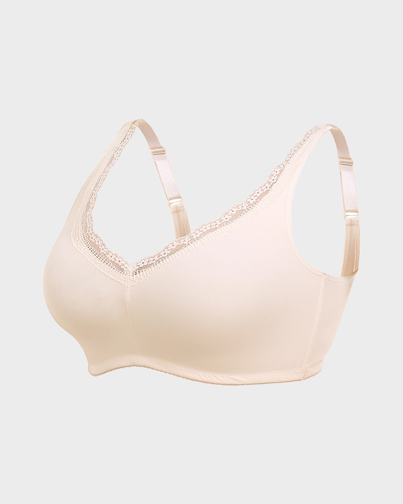 Emilie's Boutique ™ Full Coverage Lace Trim Minimizer Bra