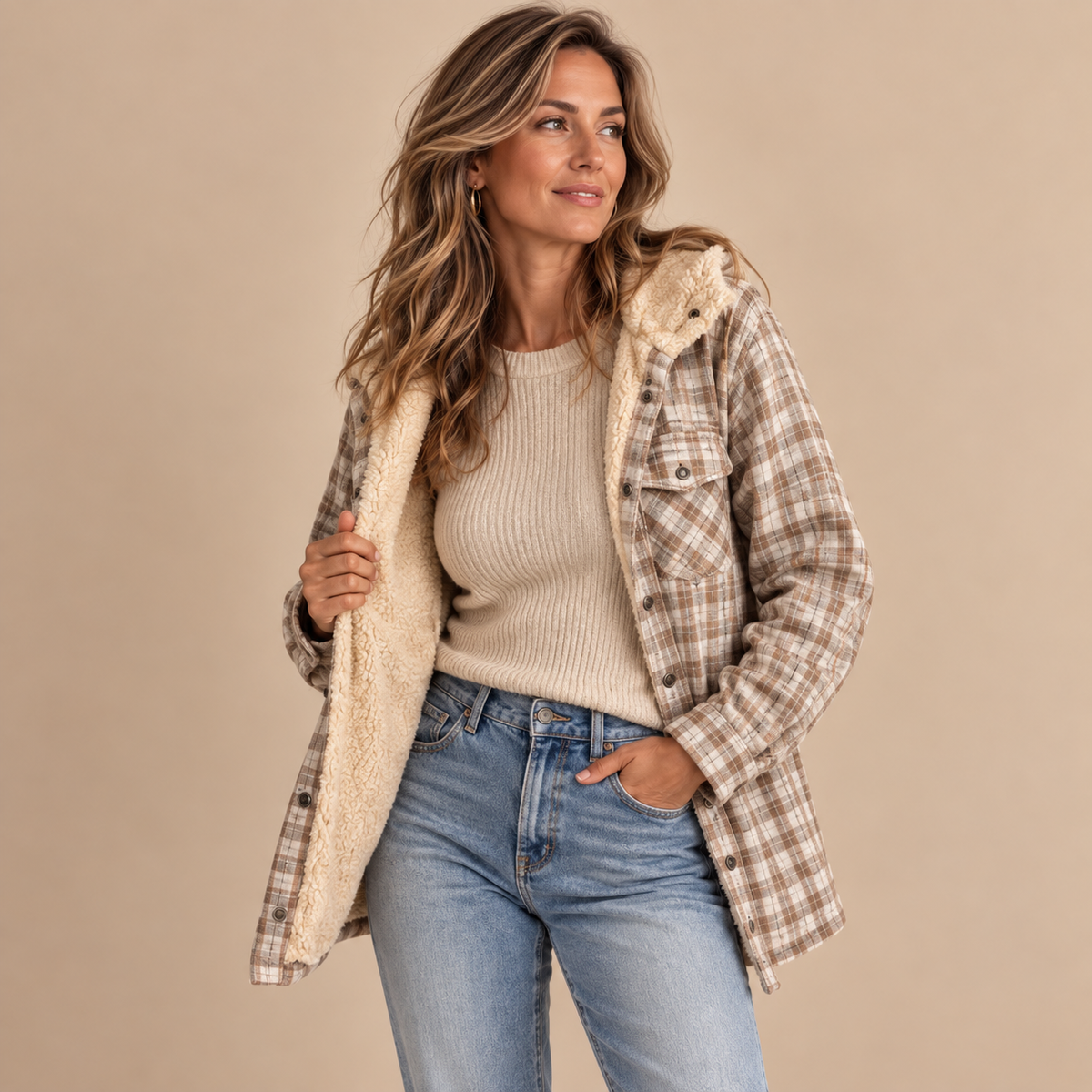 Emilie's Boutique ™ Chic Plaid Jacket