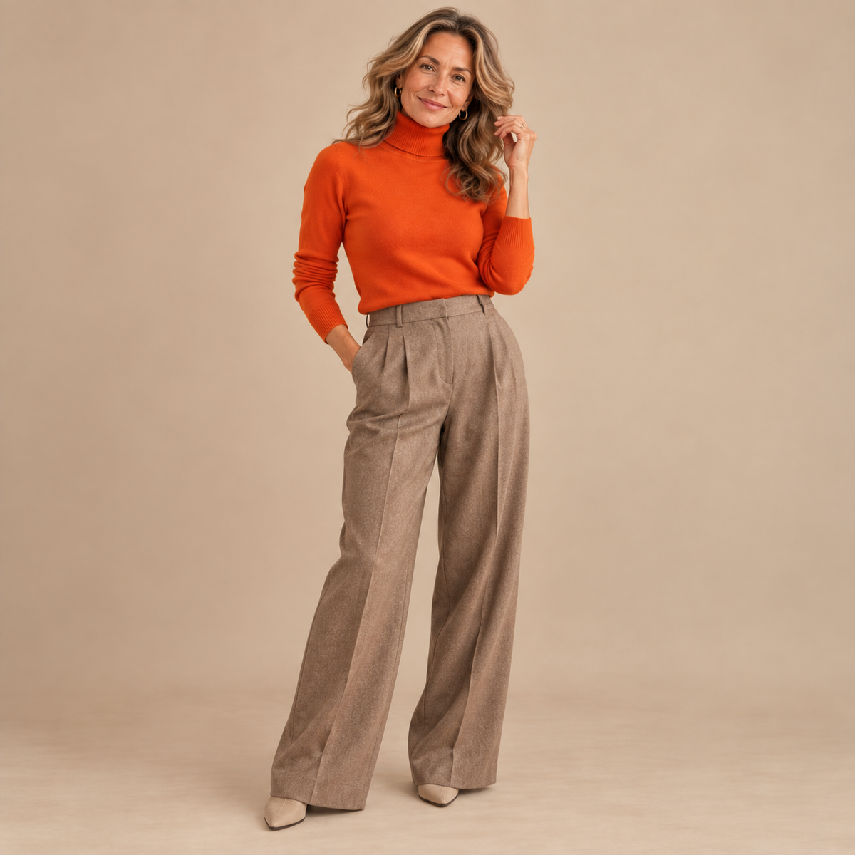 Emilie's Boutique ™ 100% Merino Wool Turtleneck Long Sleeve Pullovers