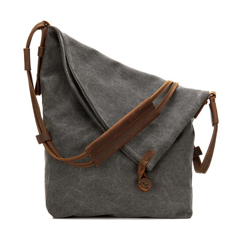Emilie's Boutique ™ DIY Vintage dark gray Crossbody Bag