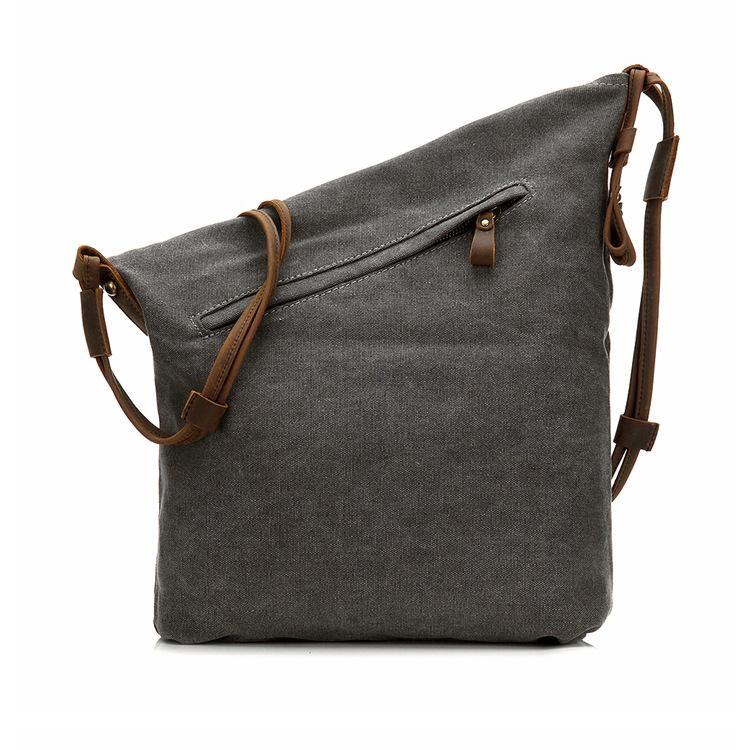 Emilie's Boutique ™ DIY Vintage dark gray Crossbody Bag