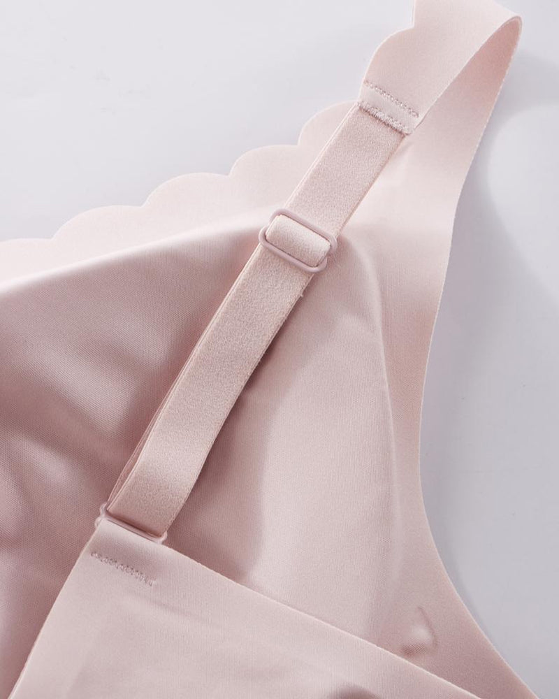 Emilie's Boutique ™ Deep V Wireless Seamless Stretchy Push-up Bra