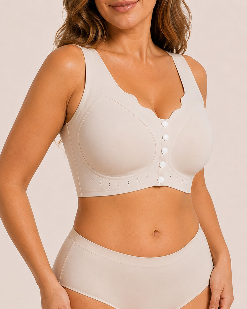 Emilie's Boutique ™ Seamless Wire-Free Front Closure Comfort Jelly Bra