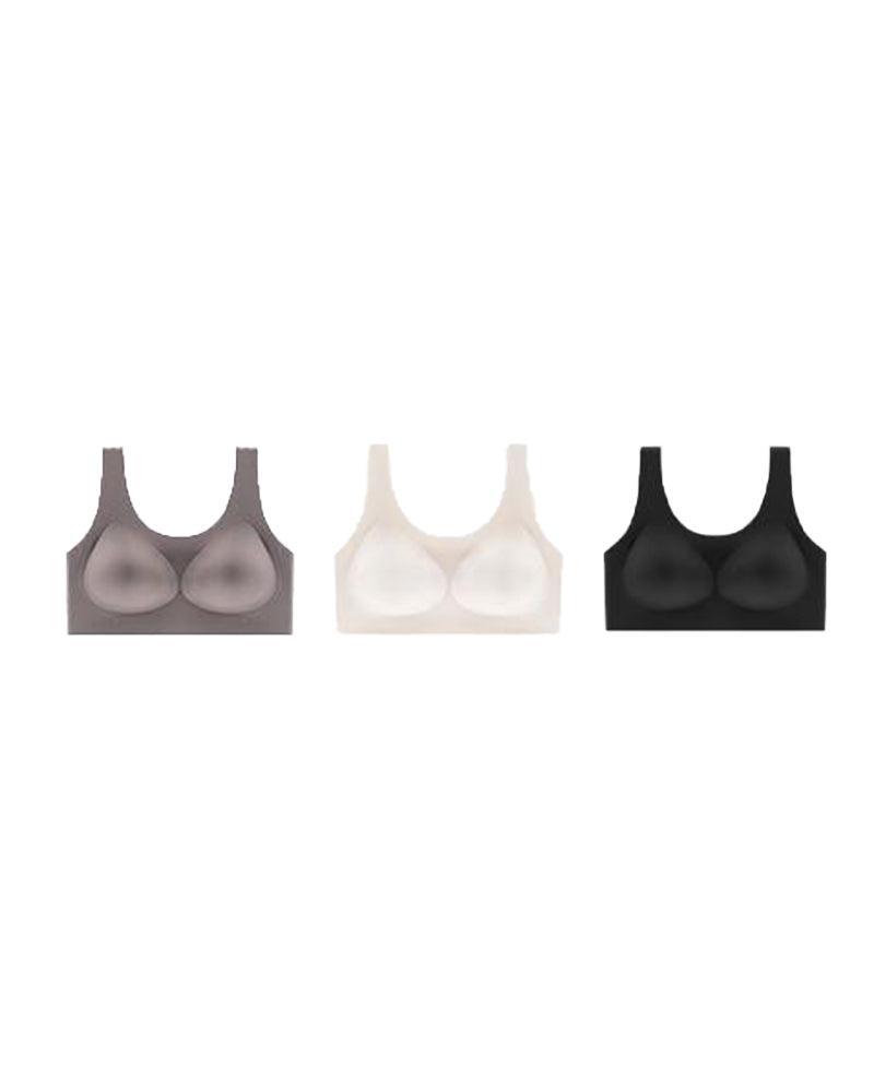 Emilie's Boutique ™ Seamless and Wireless Magic-uplifting Full Coverage Fixed Padding Sports Bra