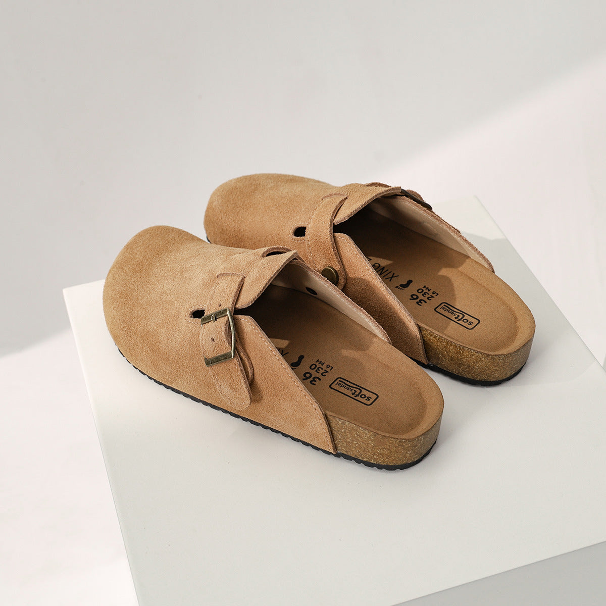 Emilie's Boutique ™ Cozy Fuzzy Slippers With Adjustable Buckle
