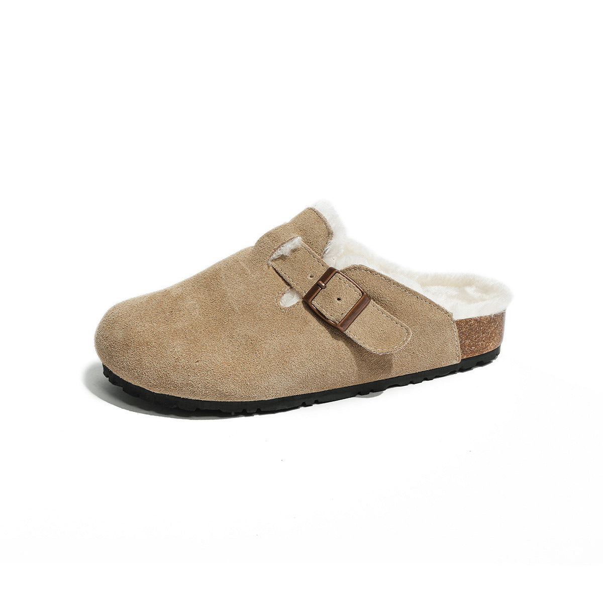 Emilie's Boutique ™ Cozy Fuzzy Slippers With Adjustable Buckle