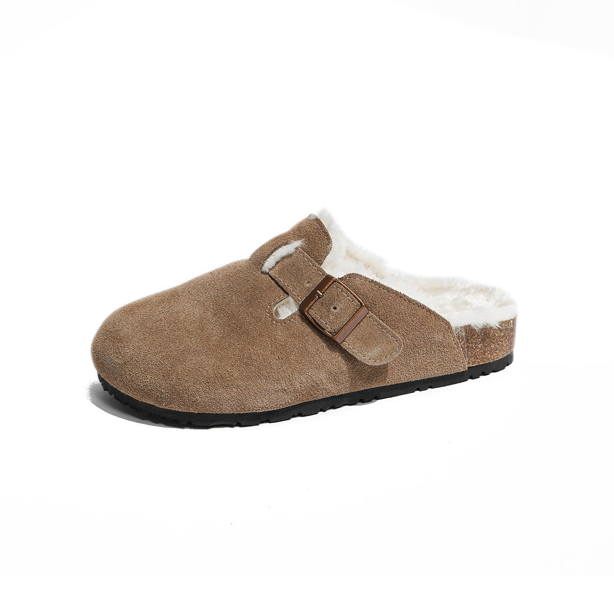 Emilie's Boutique ™ Cozy Fuzzy Slippers With Adjustable Buckle