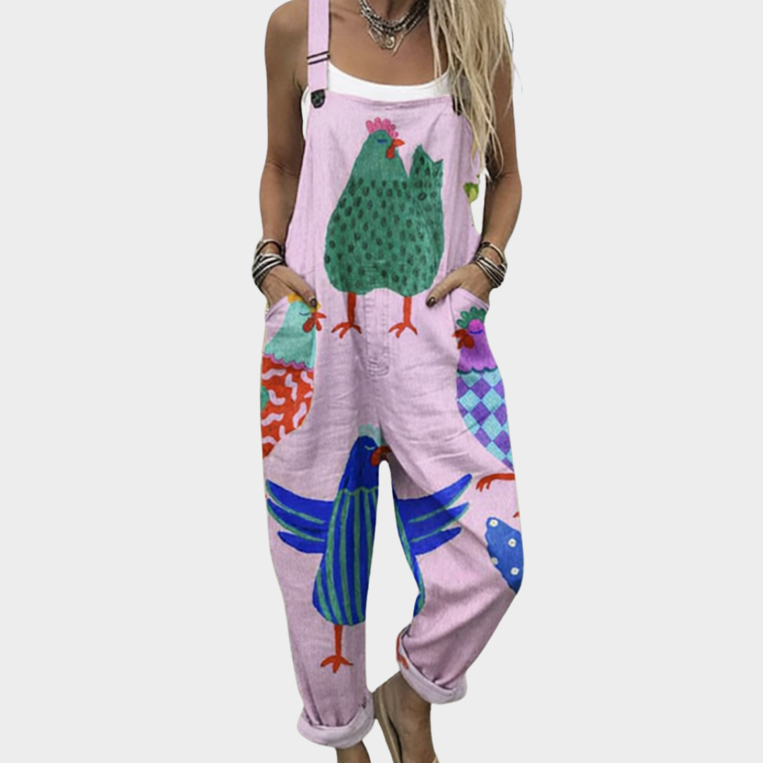Emilie's Boutique ™ | Comfortable Printed Overalls
