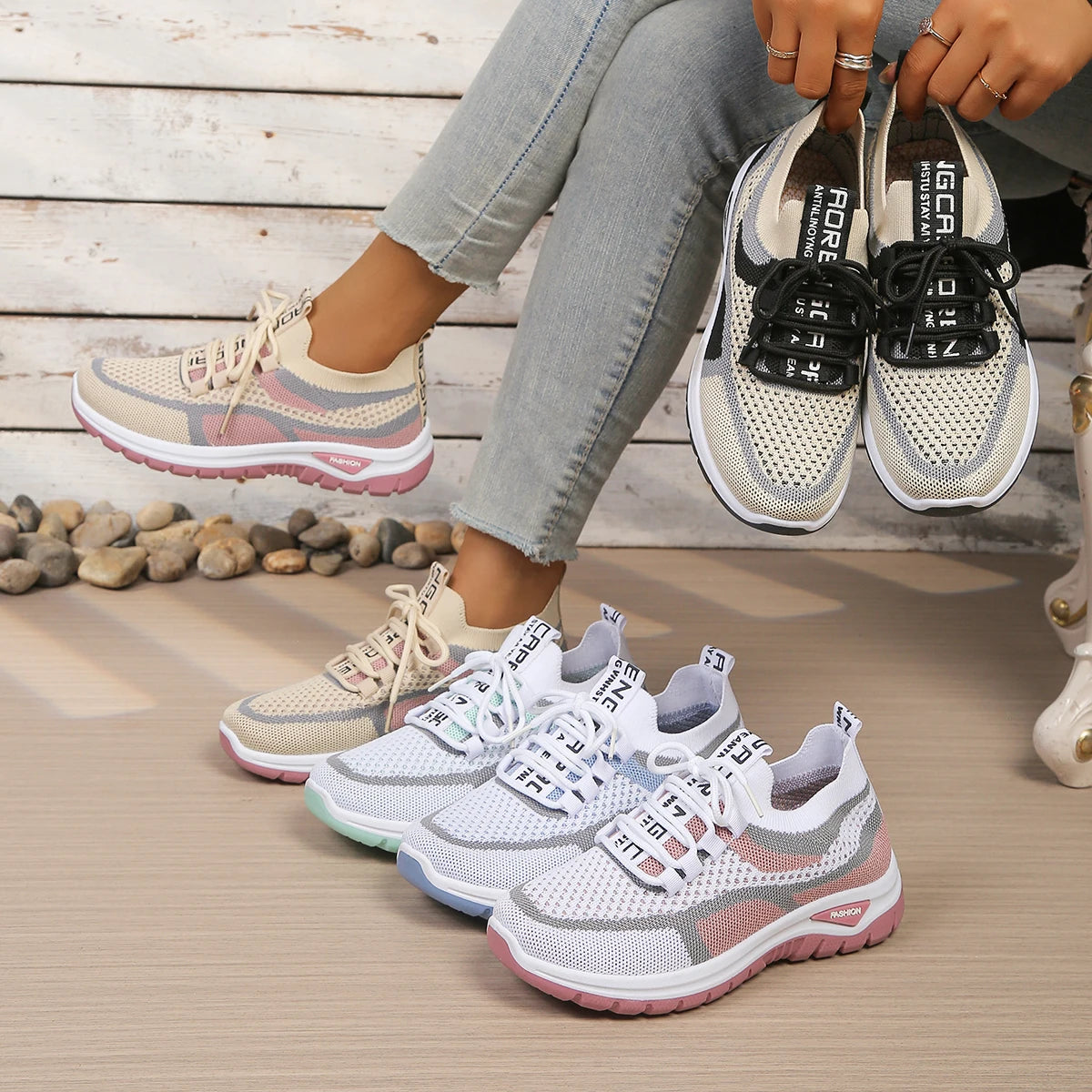 Emilie's Boutique ™ lightweight and breathable shoes.