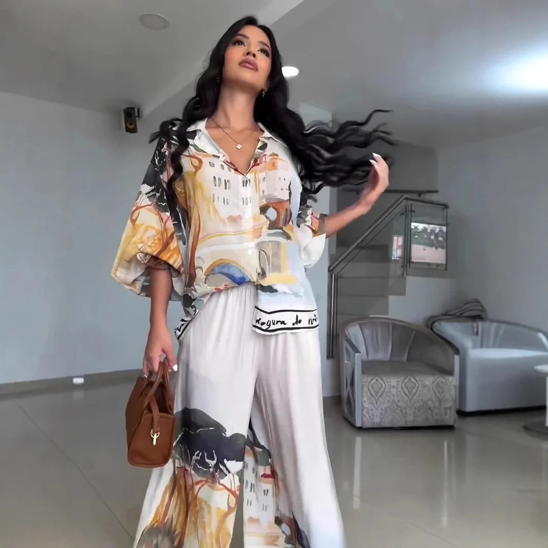 Emilie's Boutique ™ Women's Trouser Set Two-piece Set