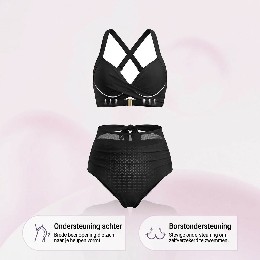 Sabine | High-Waisted Tummy Control Bikini