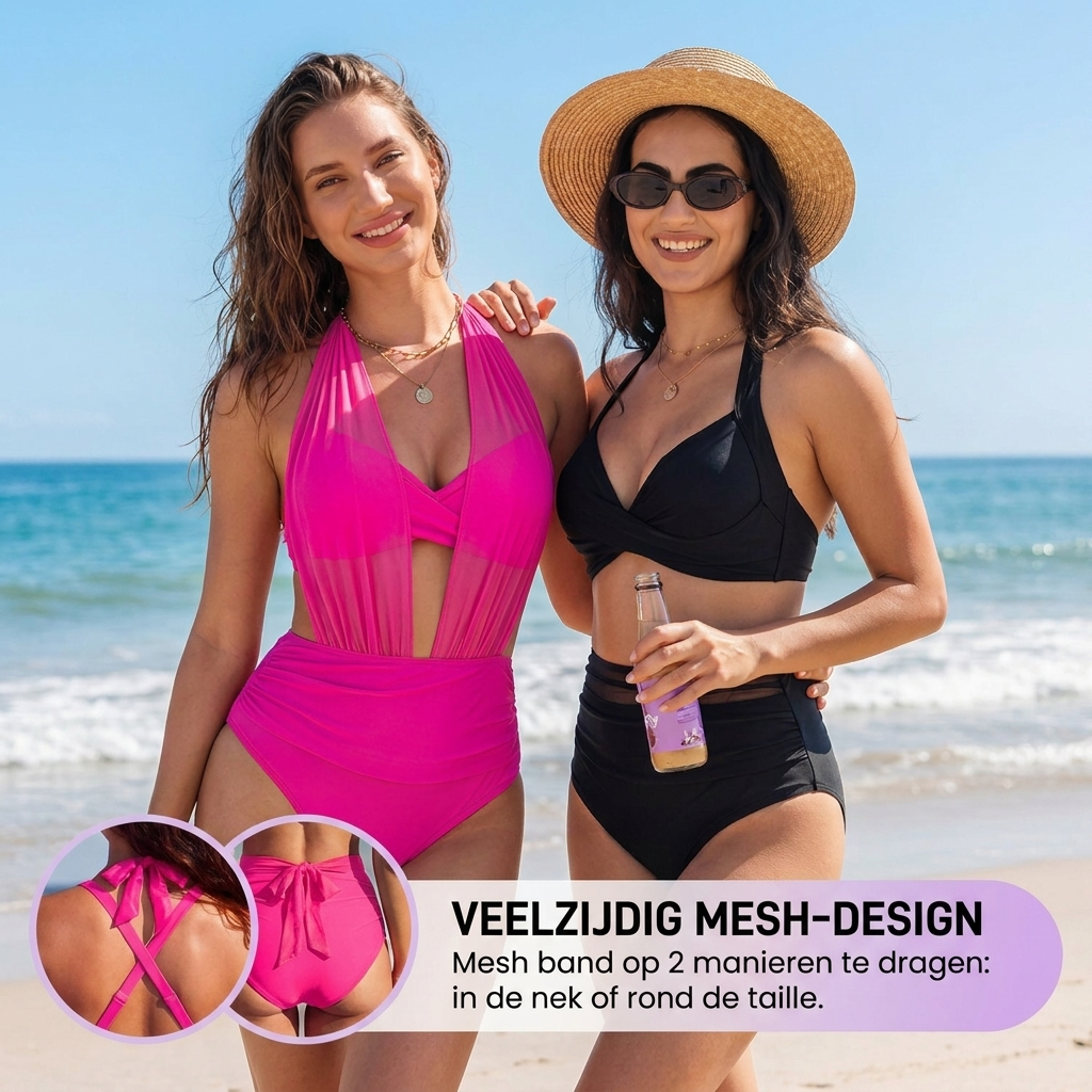 Sabine | High-Waisted Tummy Control Bikini