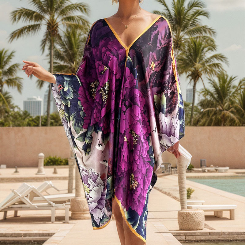Emilie's Boutique ™ V-Neck Resort Beach Cover-Up