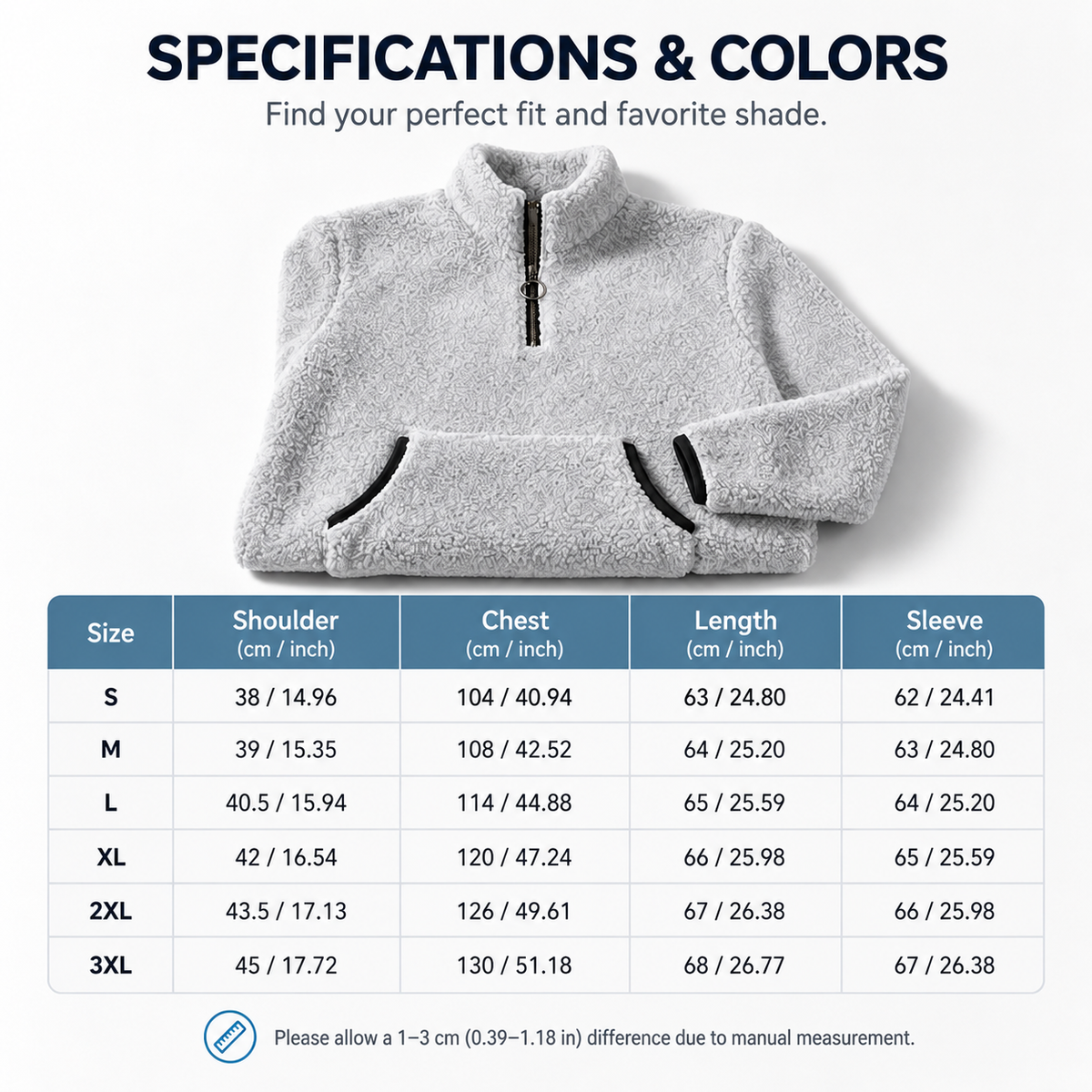 ❄️ Warm, Plush Women's Sweater with a Half-Zip – Soft, Cozy, and Comfortable for Cold Days ✨