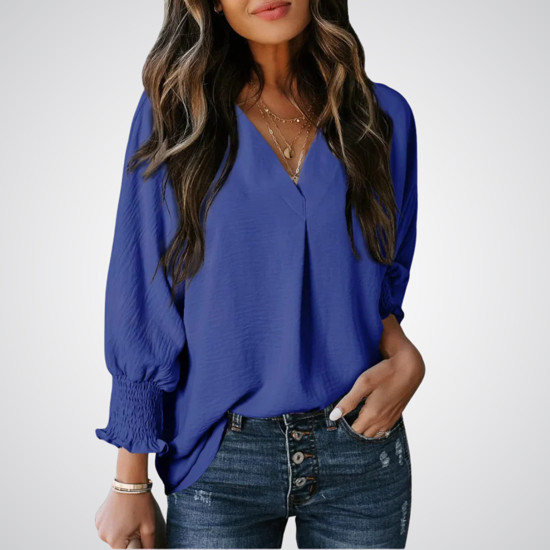Emilie's Boutique ™ Classic V-Neck Tunic Blouse