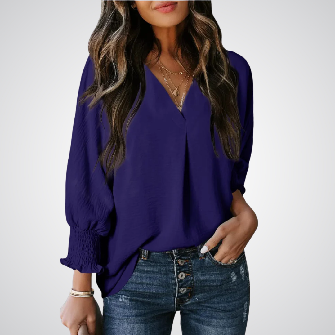 Emilie's Boutique ™ Classic V-Neck Tunic Blouse