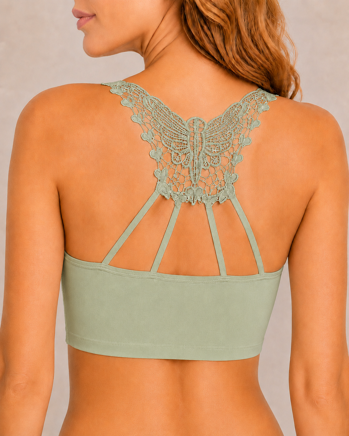 Emilie's Boutique ™ Seamless Front-closure Push-up Butterfly Back Bra