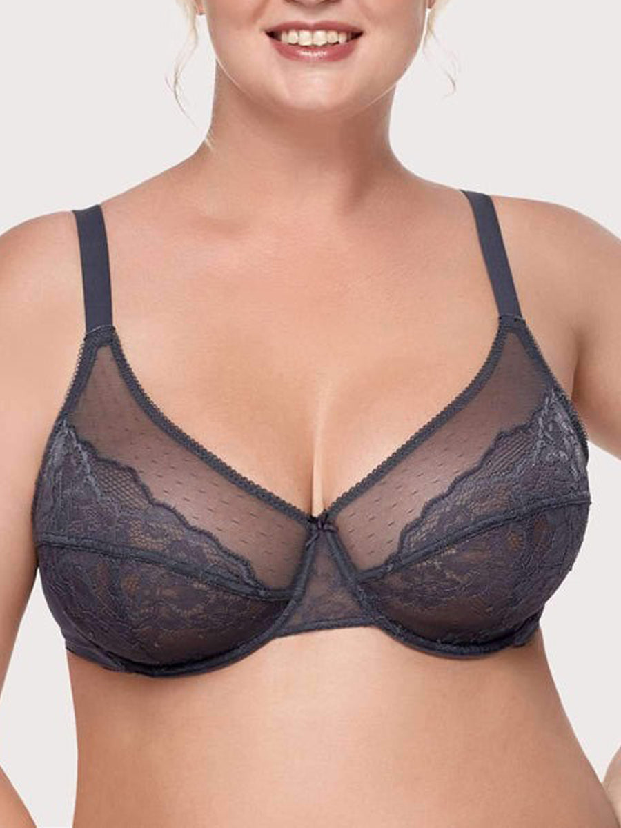 Emilie's Boutique ™ Plus Size Bras for Women Full Coverage Back Fat Underwire Minimizer Bras