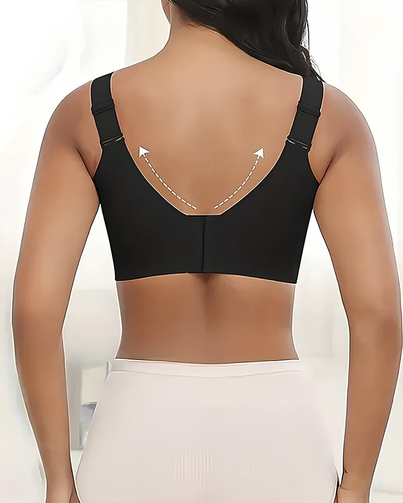 Emilie's Boutique ™ Solid Color Four Rows Adjustable Wireless Women's Bra