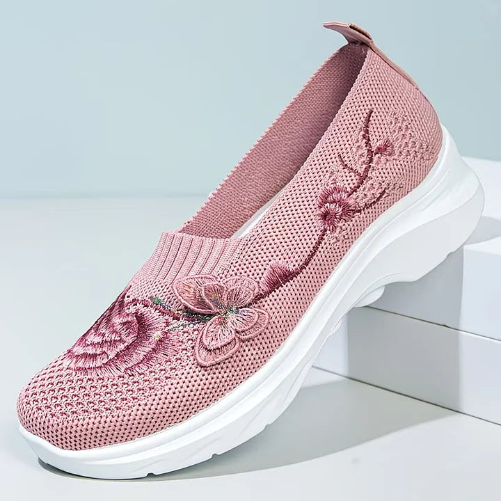 Emilie's Boutique ™ - Butterfly Embroidered Loafers
