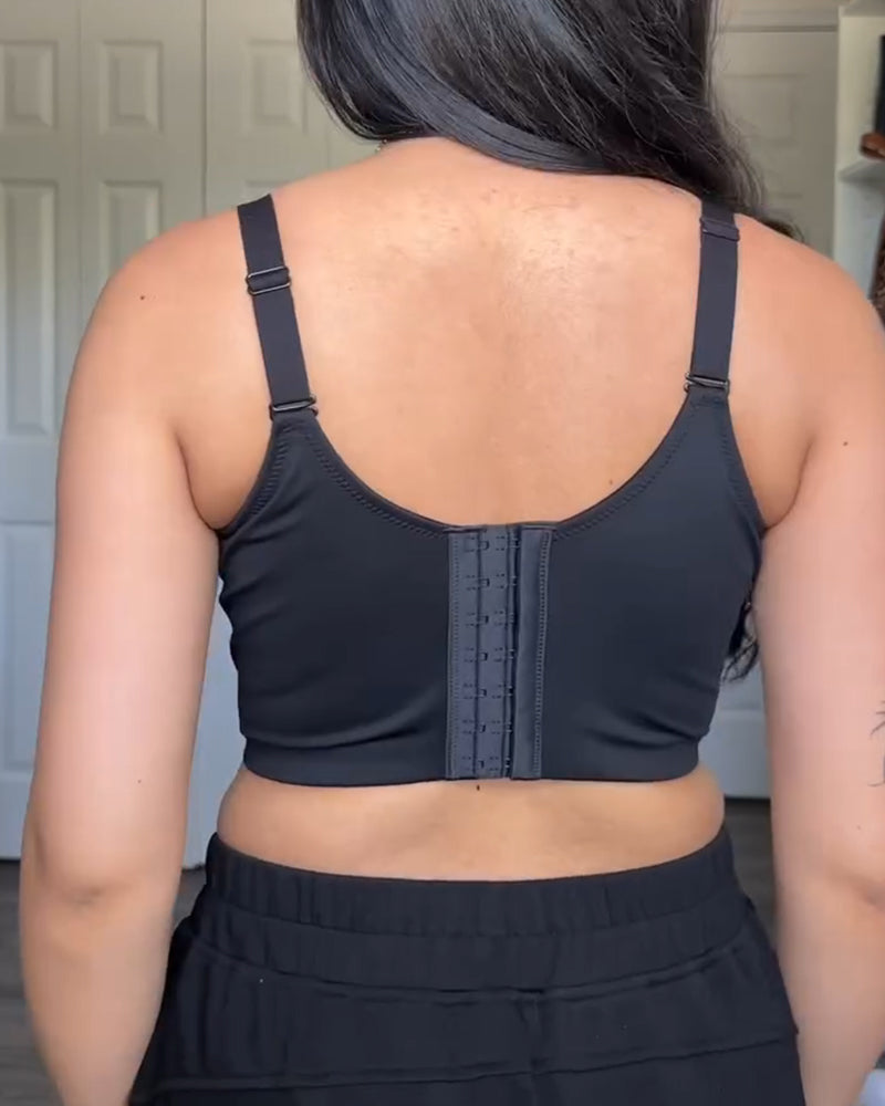 Emilie's Boutique ™ V-neck Wide Back Underwire Long Body Shaping Push-up Bra