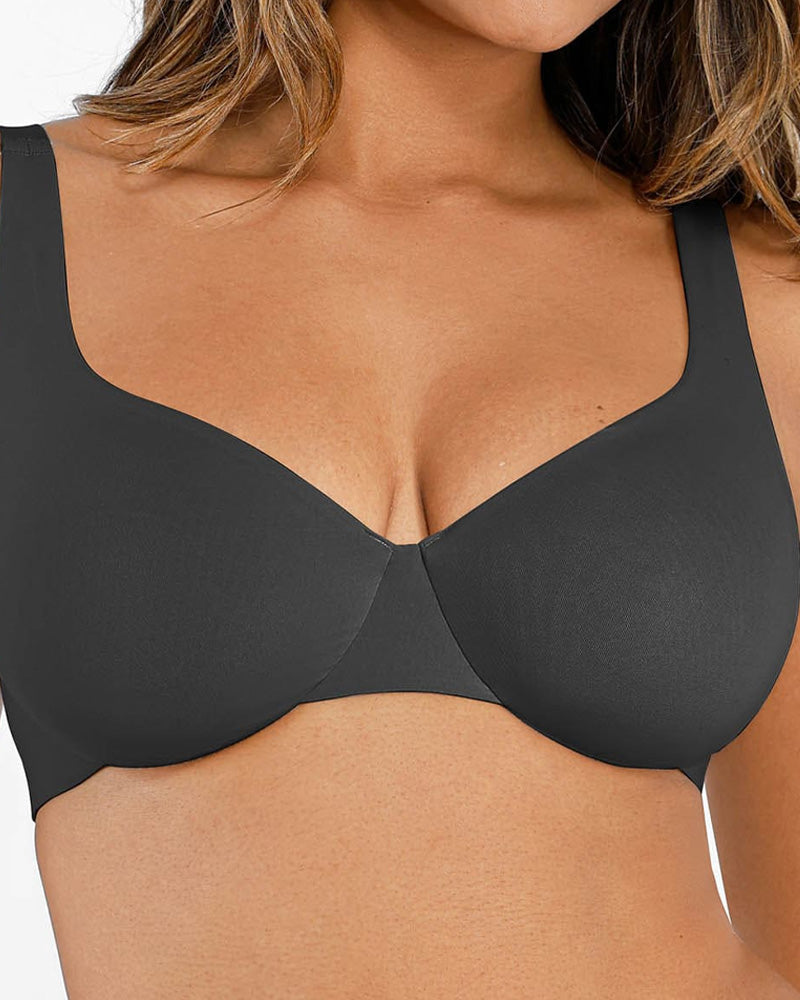 Emilie's Boutique ™ Women's Comfort Wire-Free Wire-Free Plus Size Full Coverage Seamless Everyday Bra