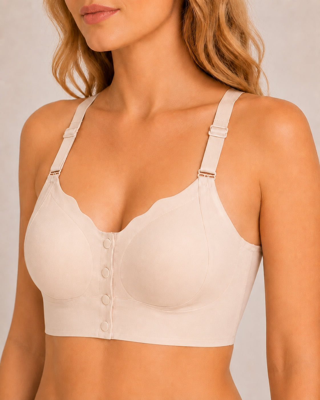 Emilie's Boutique ™ Seamless Front-closure Push-up Butterfly Back Bra