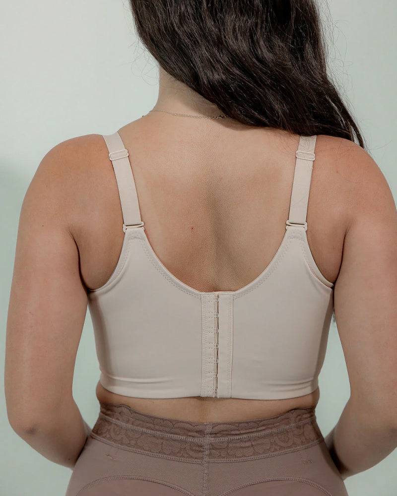 Emilie's Boutique ™ V-neck Wide Back Underwire Long Body Shaping Push-up Bra