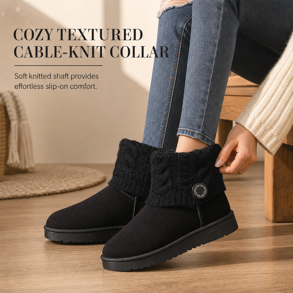 βοΈ π£ Women's Winter Mid Calf Snow Boots