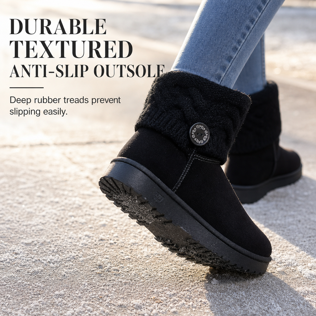 βοΈ π£ Women's Winter Mid Calf Snow Boots