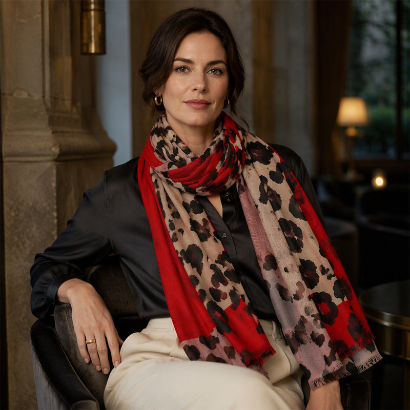 🧣 Versatile Lightweight Leopard Print Shawl Scarf 🐆✨