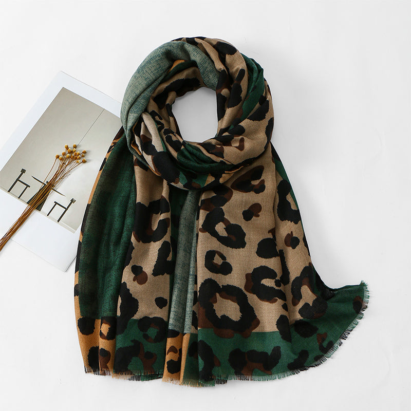 🧣 Versatile Lightweight Leopard Print Shawl Scarf 🐆✨