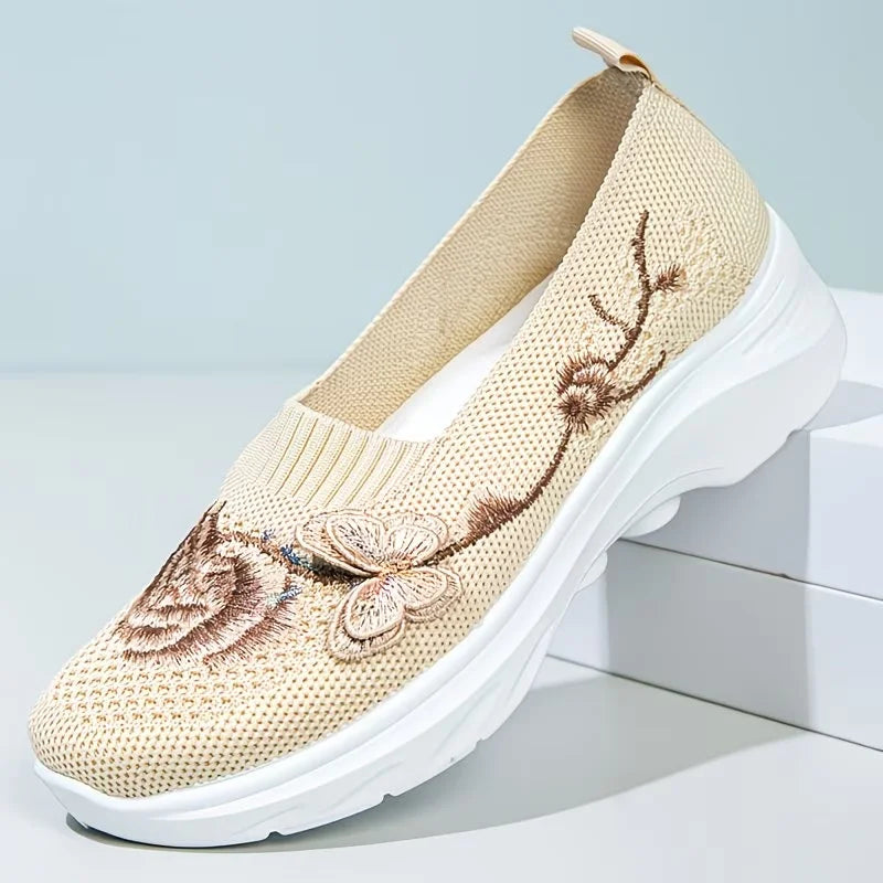 Emilie's Boutique ™ - Butterfly Embroidered Loafers