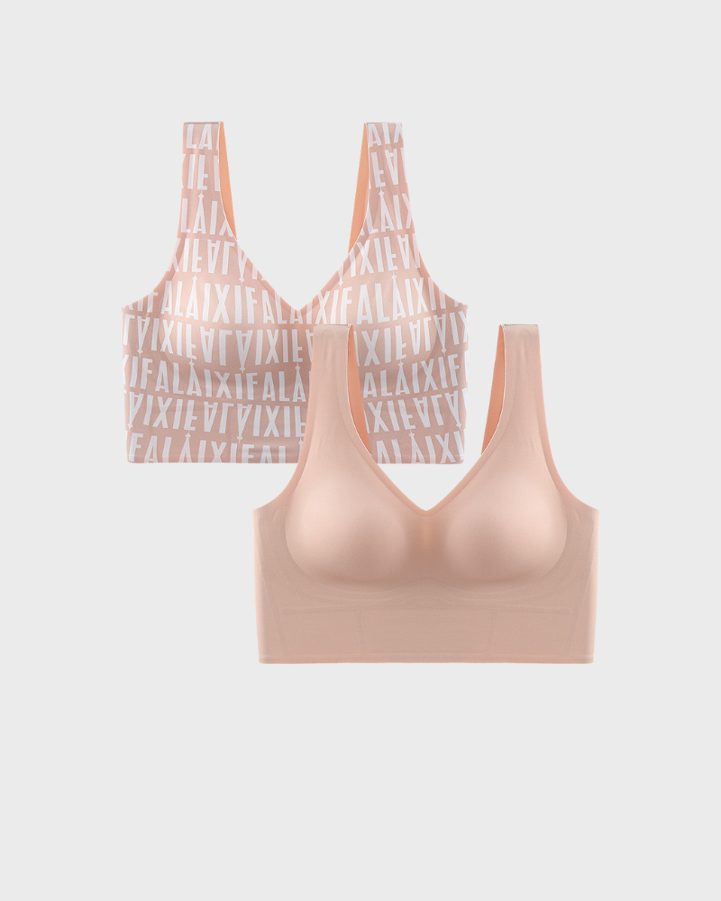 Emilie's Boutique ™ Wireless Back Smoothing V-Neck Tank Bra
