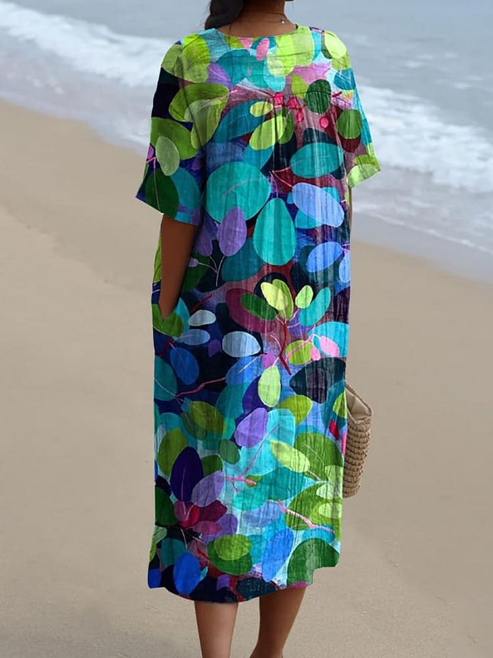 Emilie's Boutique ™ Forest Art Printed Women's Flowy Dress