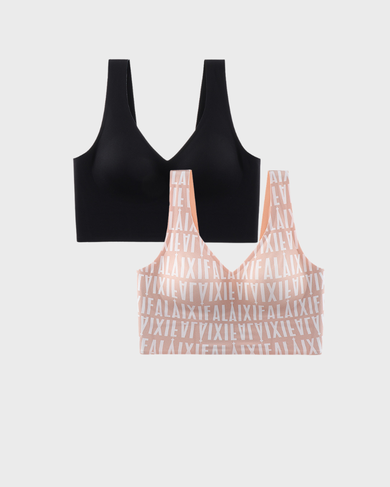 Emilie's Boutique ™ Wireless Back Smoothing V-Neck Tank Bra