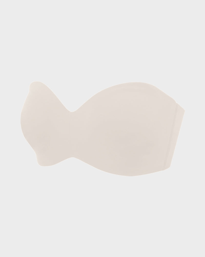 Emilie's Boutique ™ Full Support Non-Slip Convertible Bandeau Bra - Cream