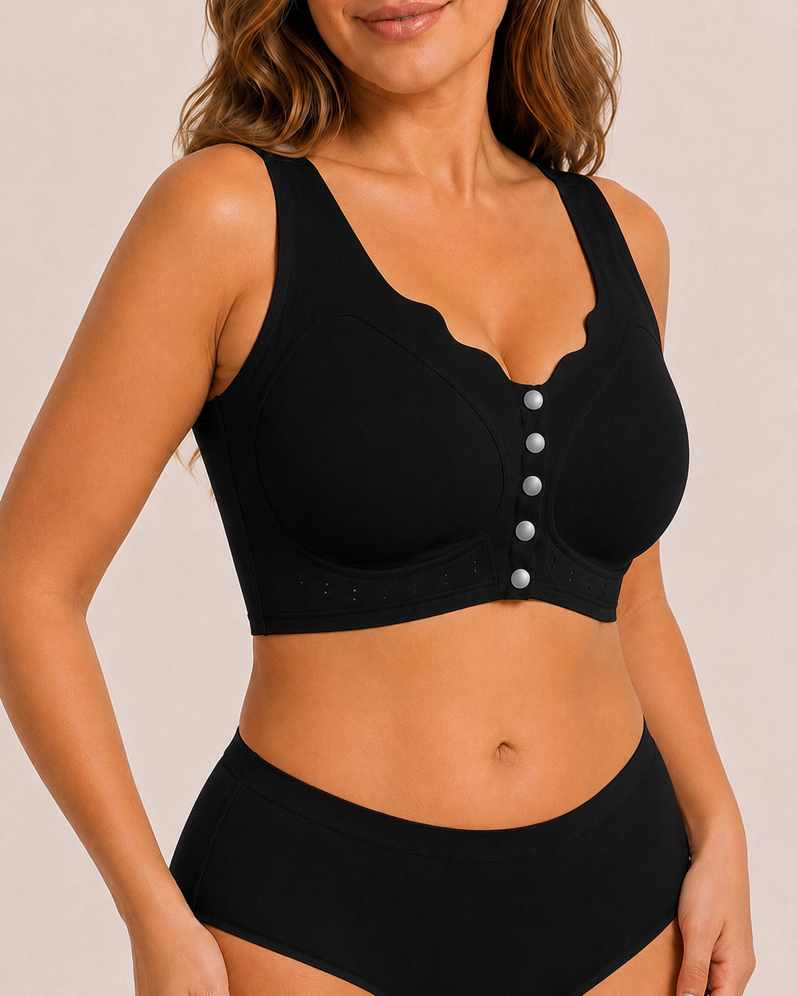 Emilie's Boutique ™ Seamless Wire-Free Front Closure Comfort Jelly Bra